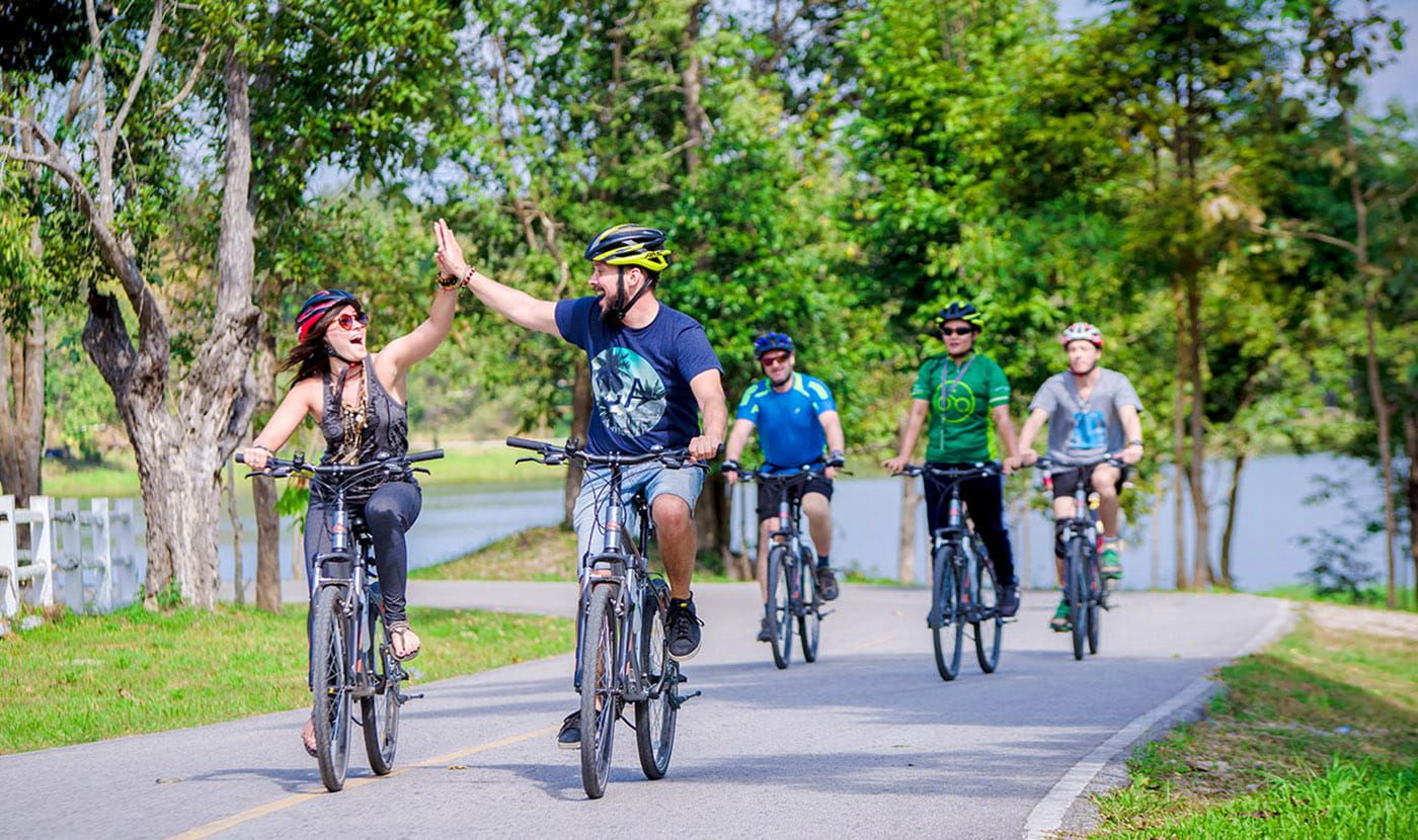 Cycling in Anuradhapura Countryside